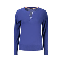 North Sails Polo Manga Longa Mulher Azul Logo
