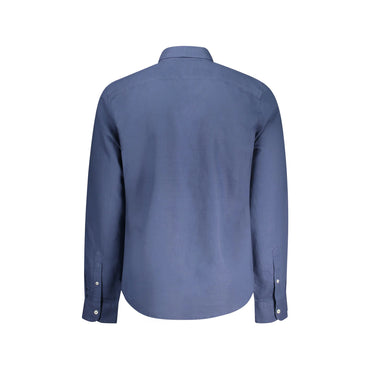Timberland Camicia Maniche Lunghe Uomo Blu Ricamo Camicie - vista 2
