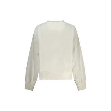 Pepe Jeans Felpa Maniche Lunghe Donna Bianca Ricamo Felpe bianco - vista 2