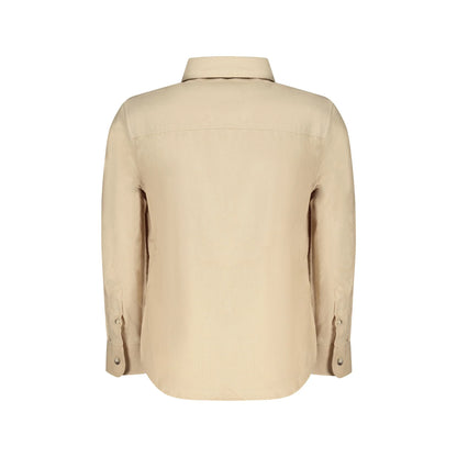 North Sails Camicia Maniche Lunghe Unisex Beige Ricamo Camicie - vista 2