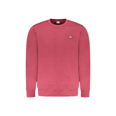 Norway 1963 Sweatshirt Herren Rot Rundhals Fleeceapplikation