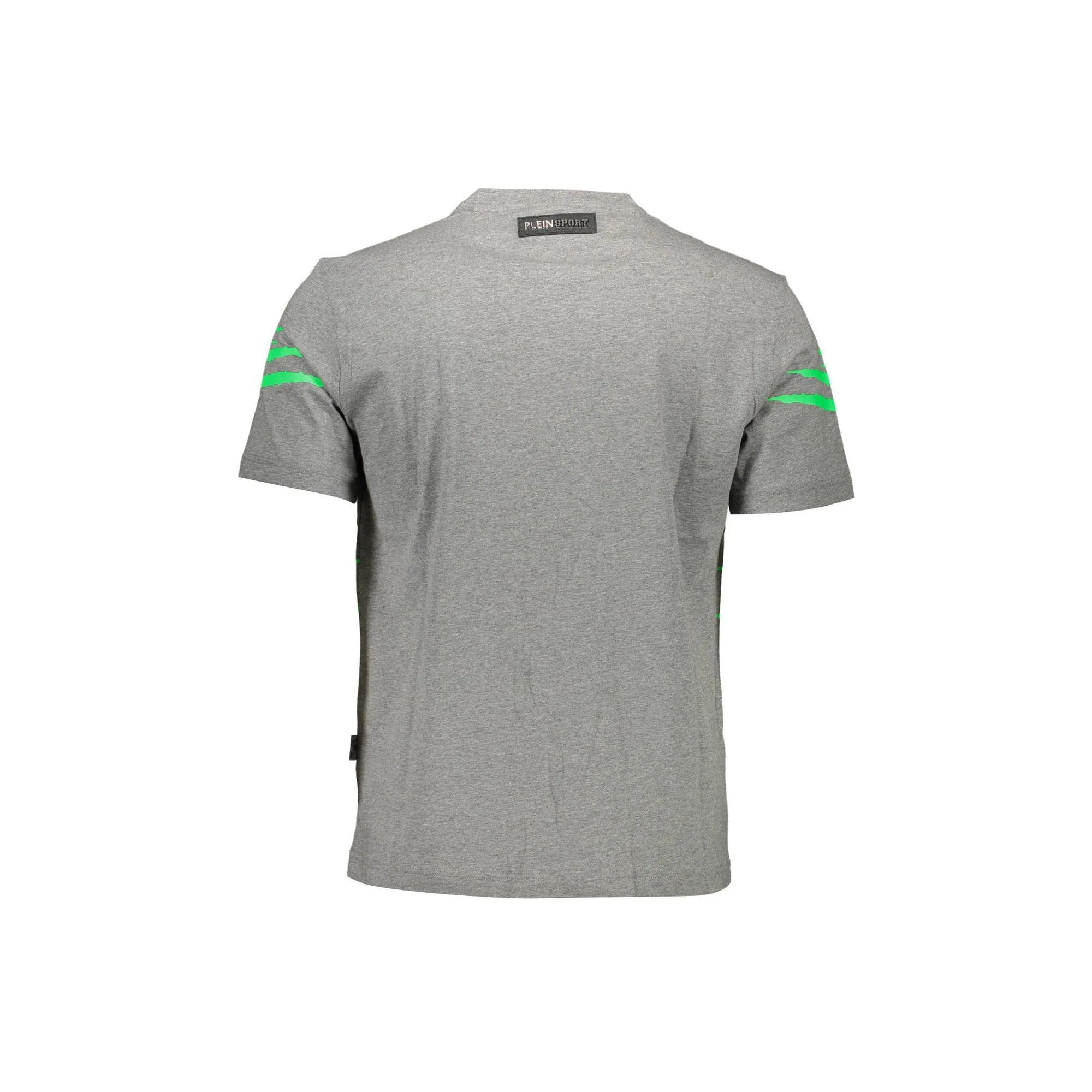 PLEIN SPORT T-SHIRT MANICHE CORTE UOMO GRIGIO
