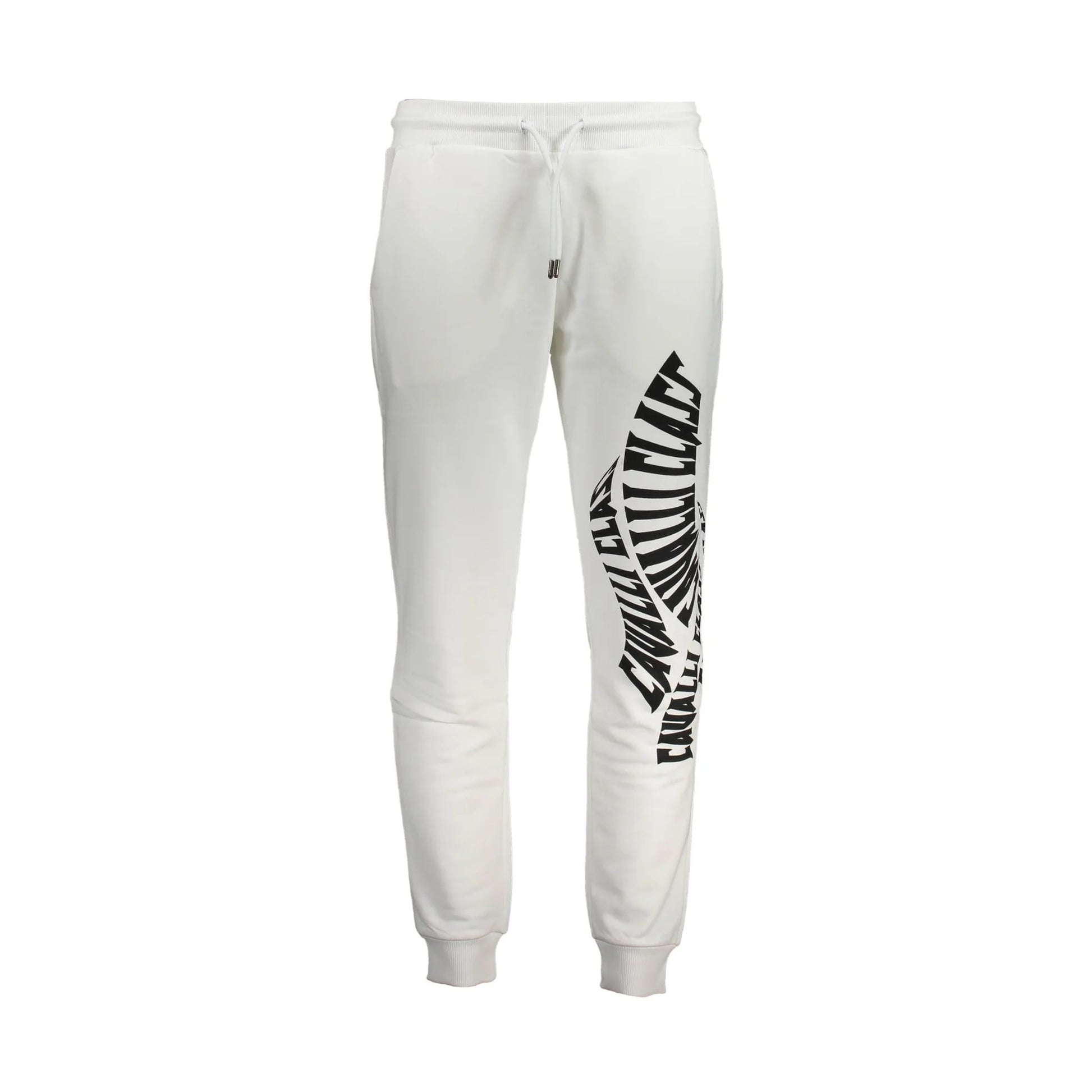Cavalli Class Pantaloni Uomo Bianco Stampa - foto prodotto