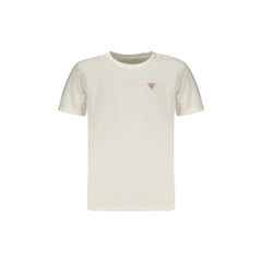 Guess Jeans T-Shirt Maniche Corte Unisex Bianca Logo