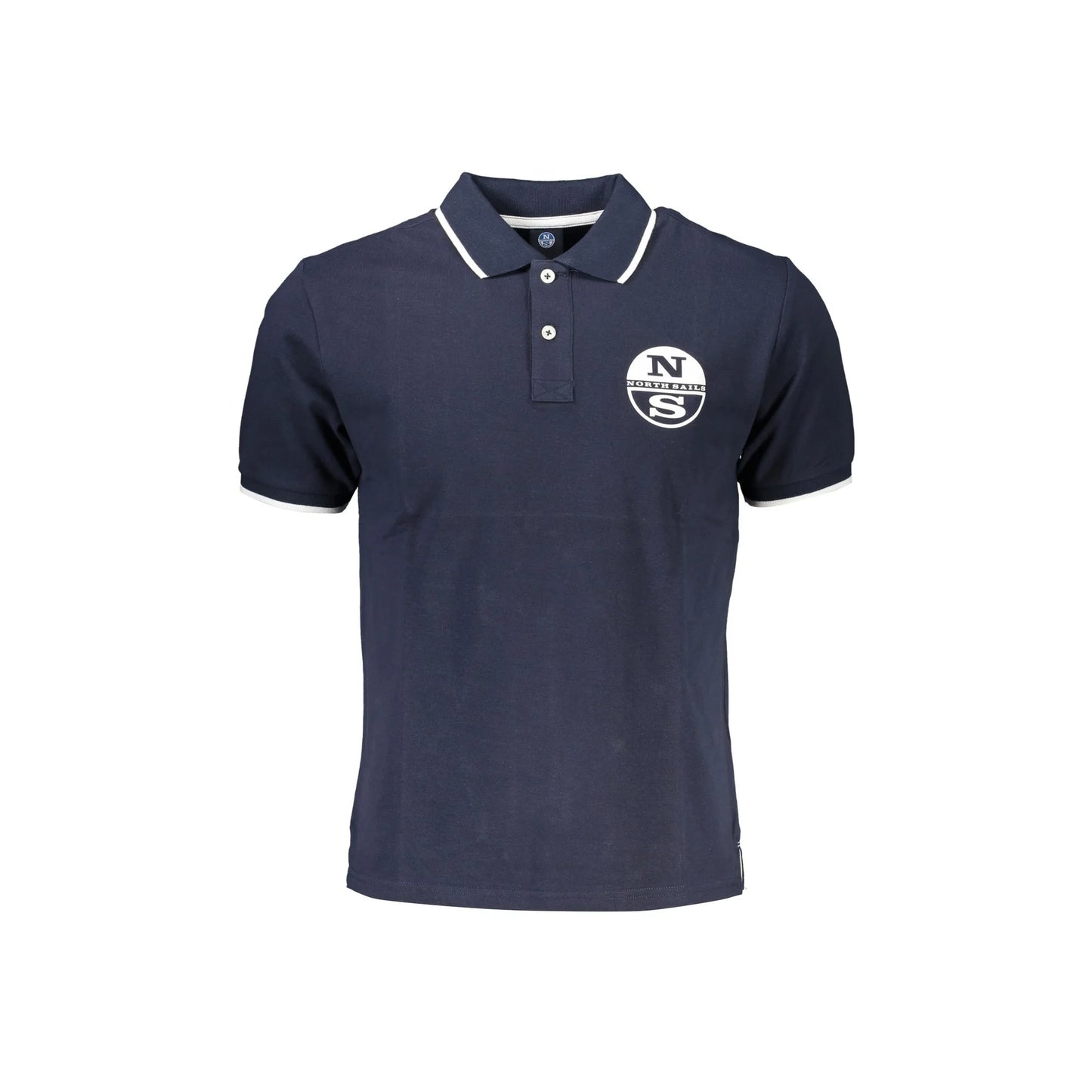 North Sails Polo Maniche Corte Uomo Blu Stampa Logo - foto prodotto