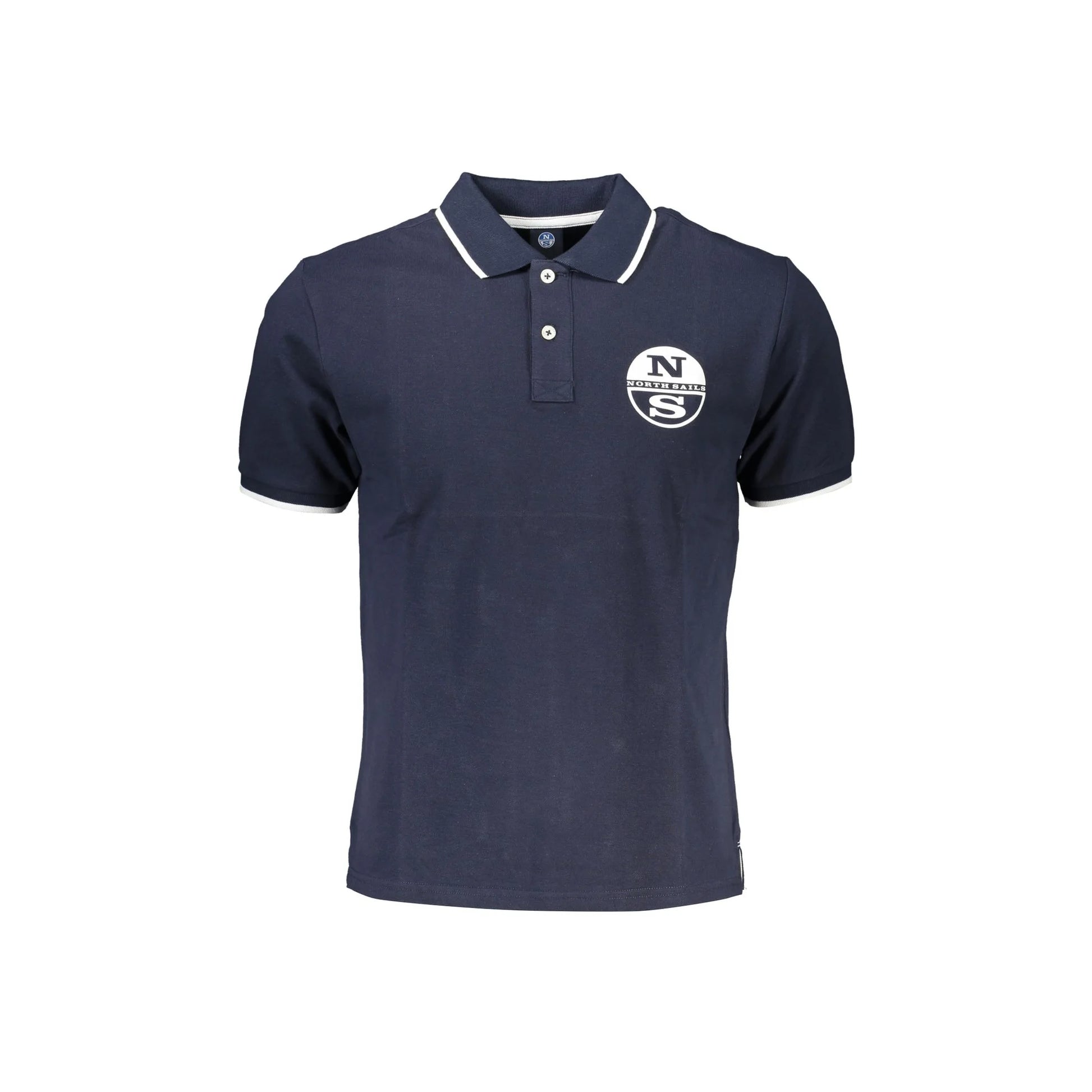 North Sails Polo Maniche Corte Uomo Blu Stampa Logo - foto prodotto