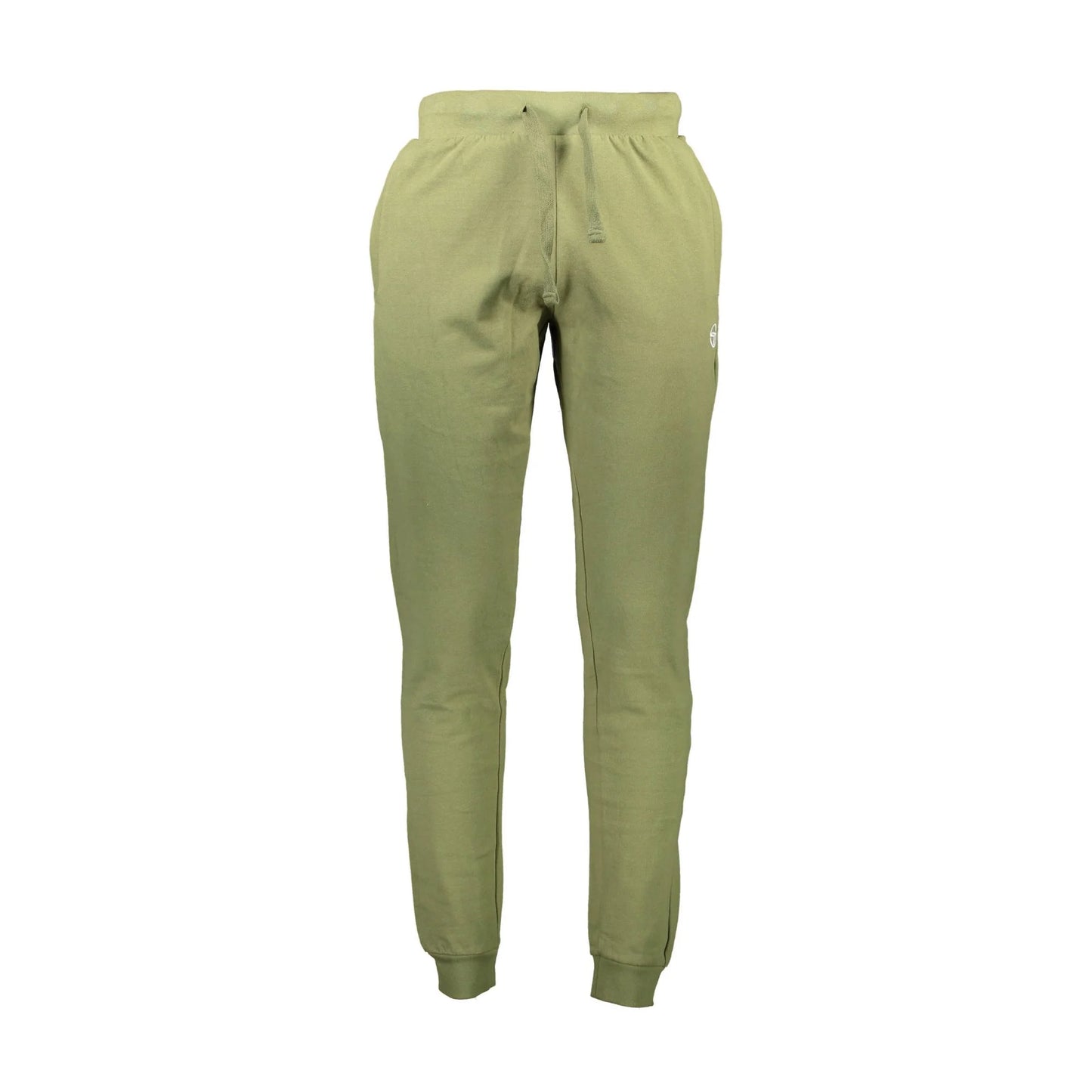 Sergio Tacchini Pantaloni Uomo Verde Ricamo - foto prodotto