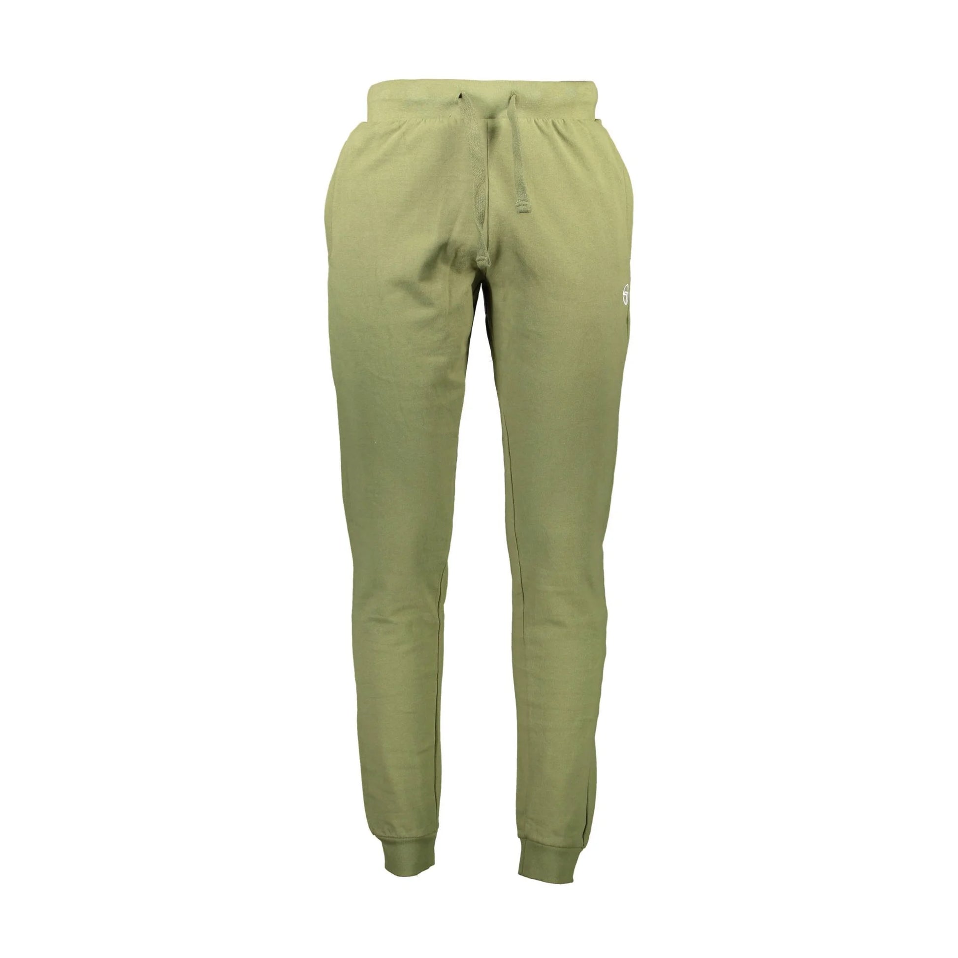 Sergio Tacchini Pantaloni Uomo Verde Ricamo - foto prodotto