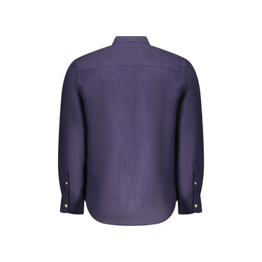 North Sails Camicia Maniche Lunghe Uomo Blu Ricamo Camicie - vista 2