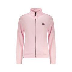 Norway 1963 Felpa Maniche Lunghe Donna Rosa Zip