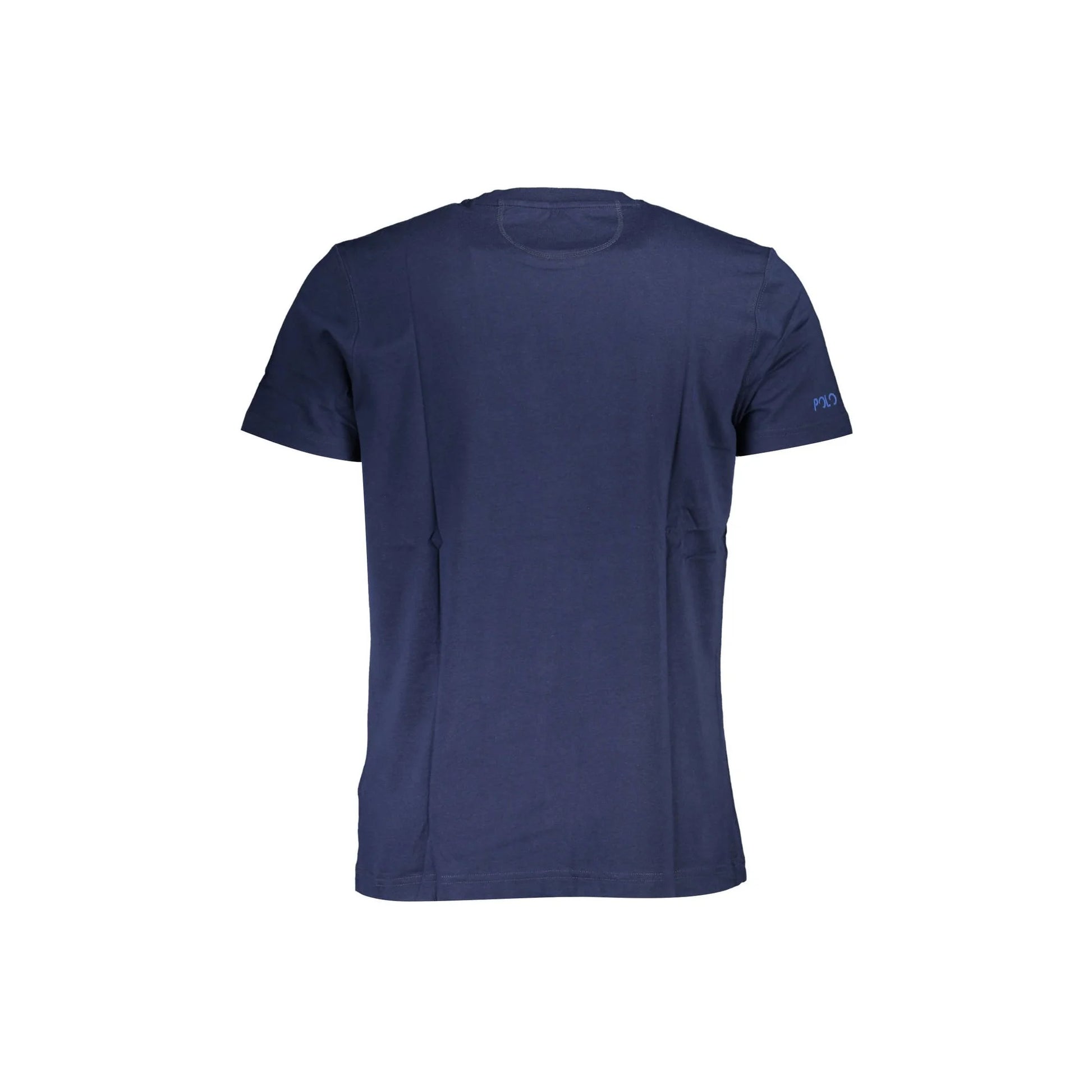 La Martina T-Shirt Maniche Corte Uomo Blu Ricamo - vista 2