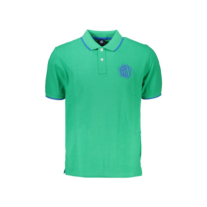 North Sails Polo Maniche Corte Uomo Verde Stampa - foto prodotto