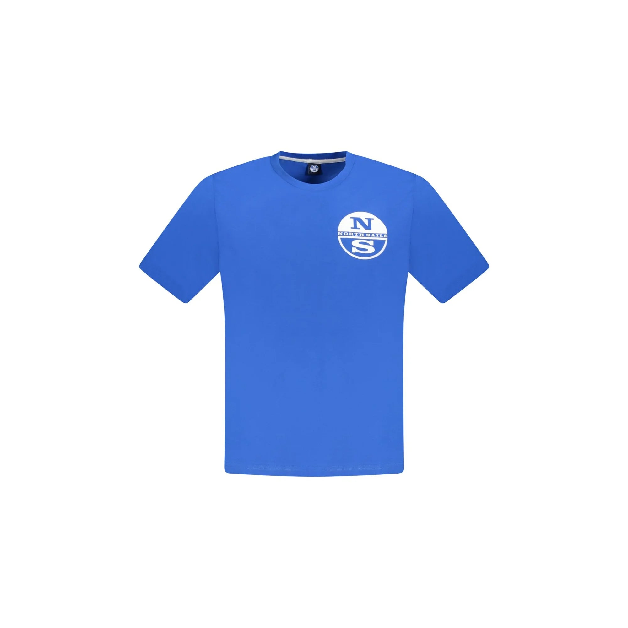 North Sails T-Shirt Uomo Blu Maniche Corte Stampa Logo - foto prodotto