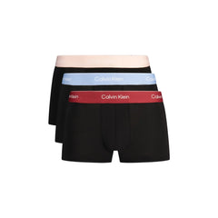 Calvin Klein Boxer Uomo Nero Tri-Pack Elastico Stampa Logo