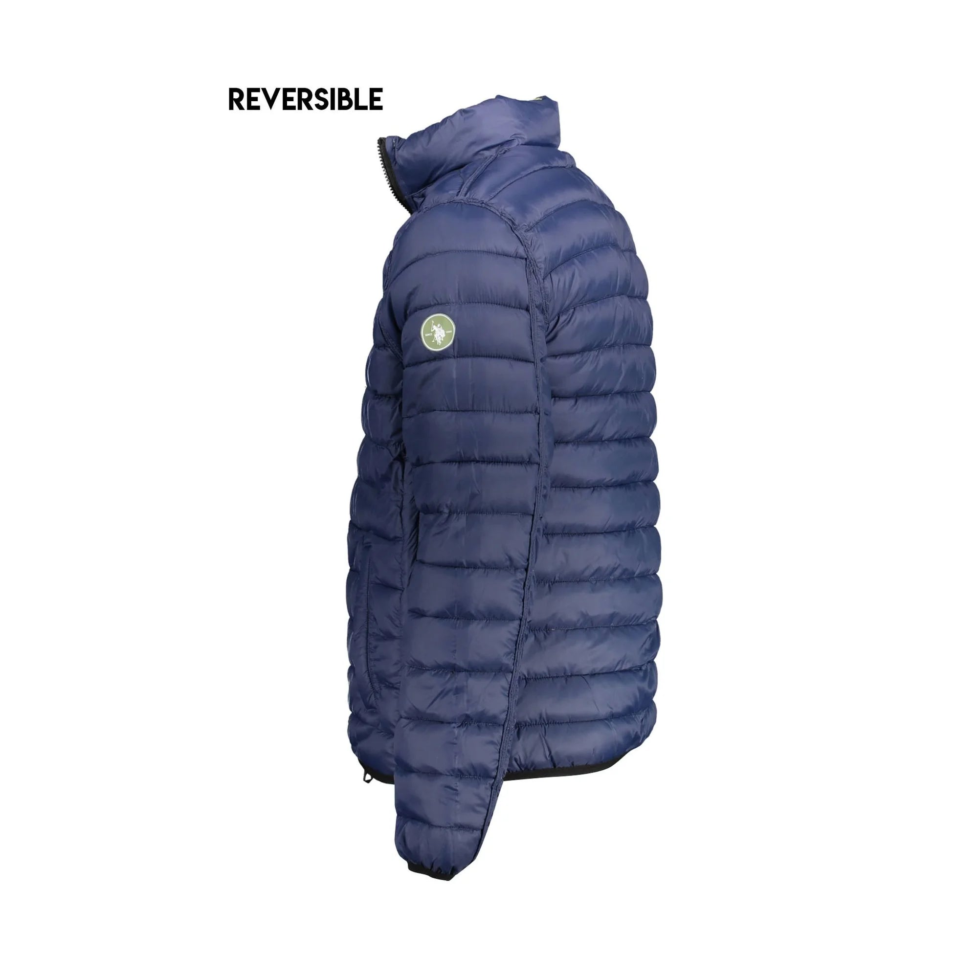 U.S. Polo Giubbotto Maniche Lunghe Uomo Verde Logo Giubbotti e Giacche - vista 3