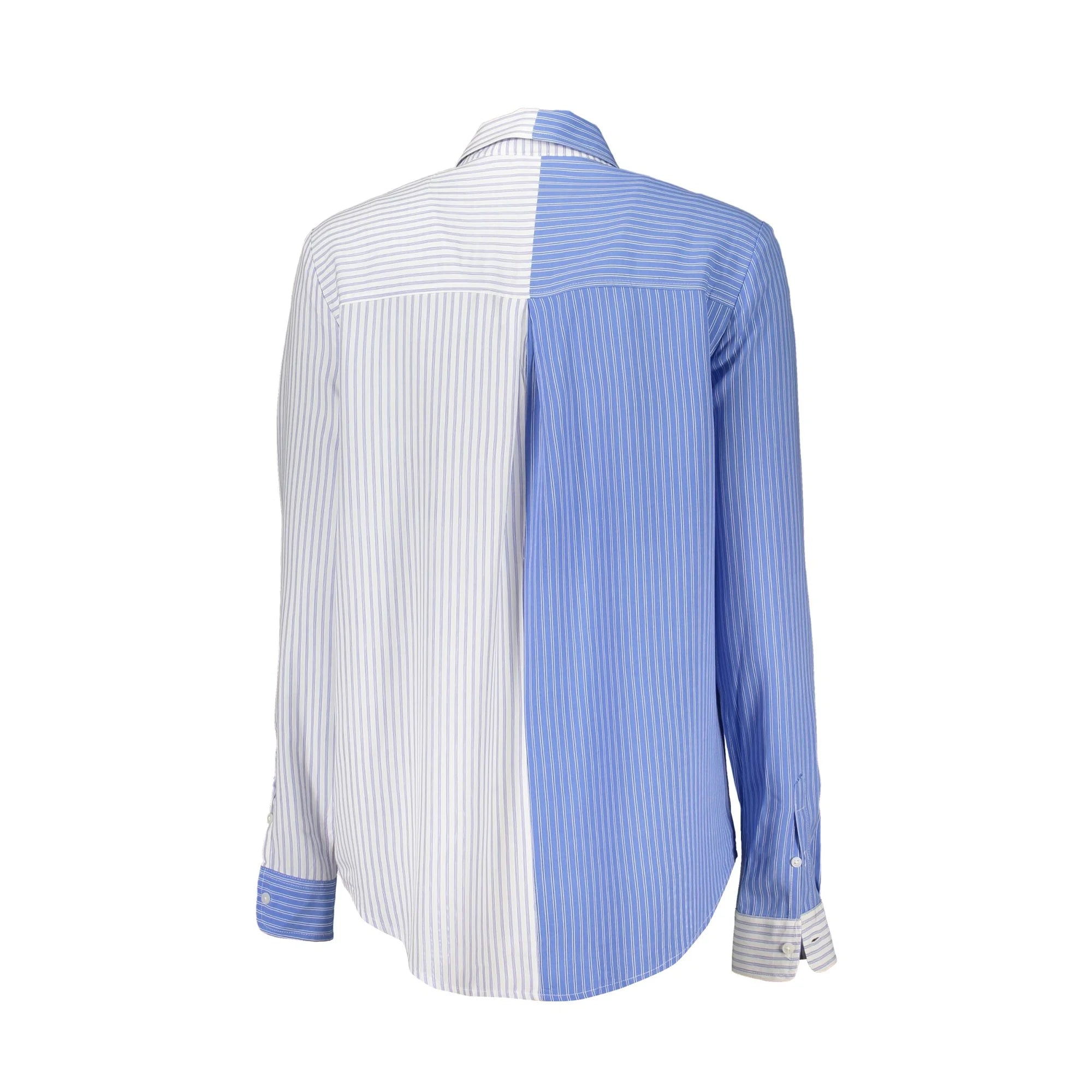 DESIGUAL CAMICIA MANICHE LUNGHE DONNA AZZURRO