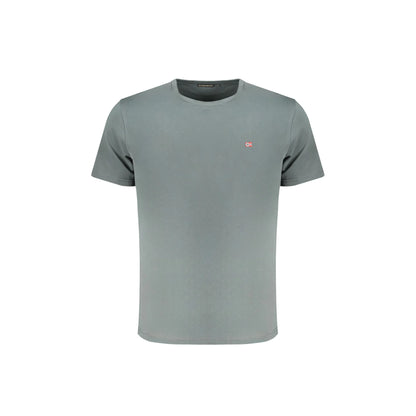 Napapijri T-Shirt Maniche Corte Uomo Verde Ricamo - foto prodotto