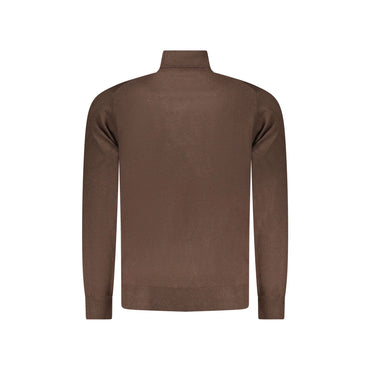 Norway 1963 Maglione Uomo Marrone Ricamo Maglie - vista 2