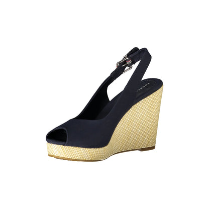 Tommy Hilfiger Sandali Donna Blu Ricamo - vista 3