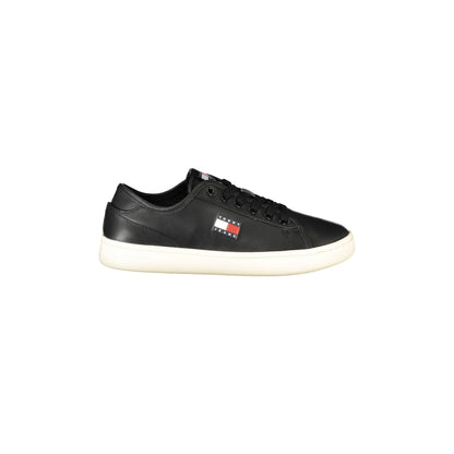 TOMMY HILFIGER Sneakers Donna Nere con Lacci e Dettagli a Contrasto Nero - foto prodotto