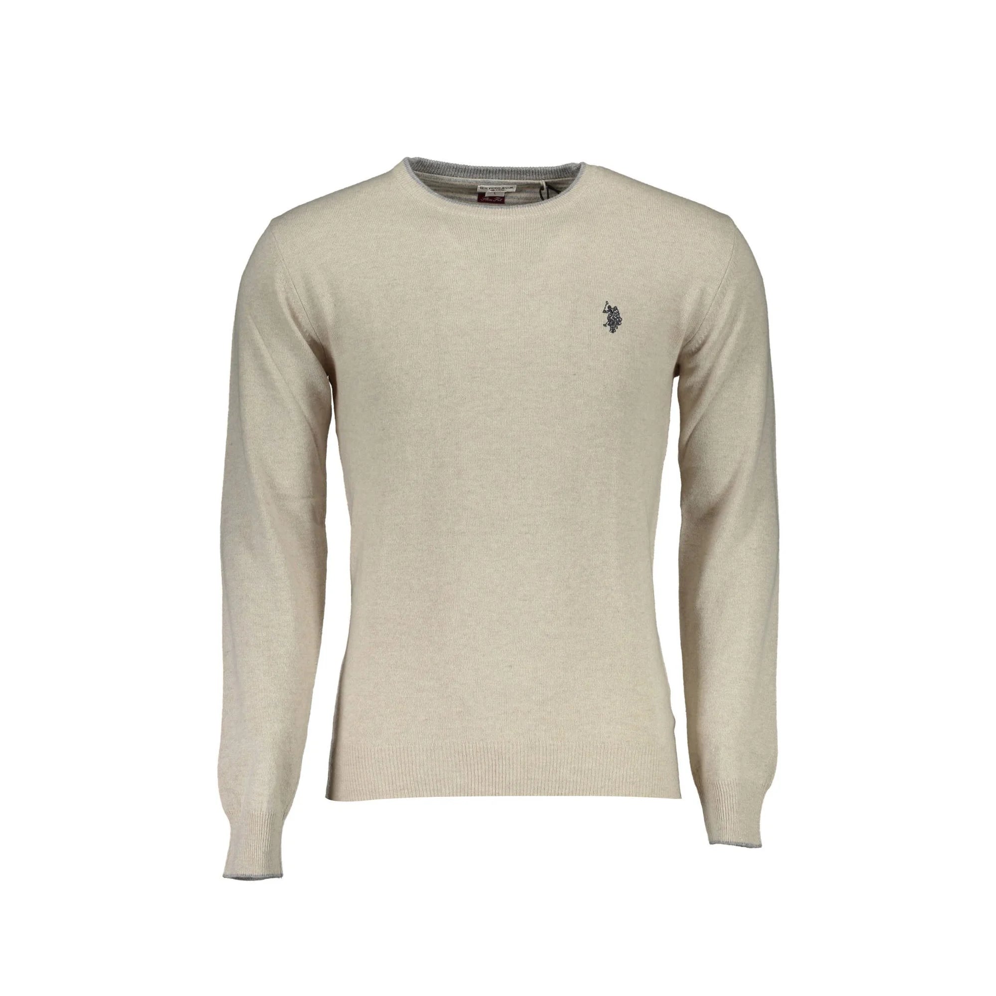 U.S. POLO MAGLIONE UOMO BEIGE