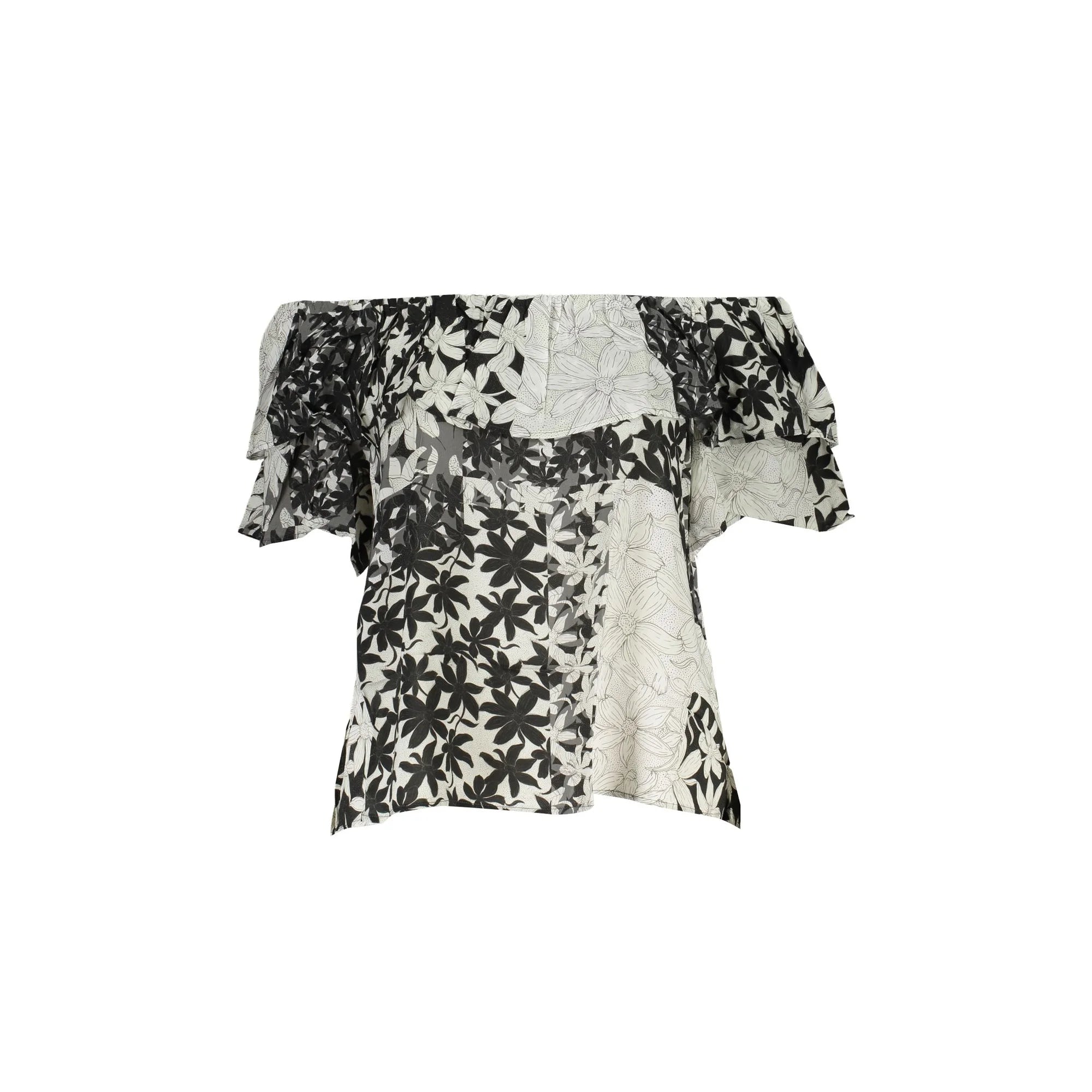 DESIGUAL T-SHIRT MANICHE CORTE DONNA BIANCO