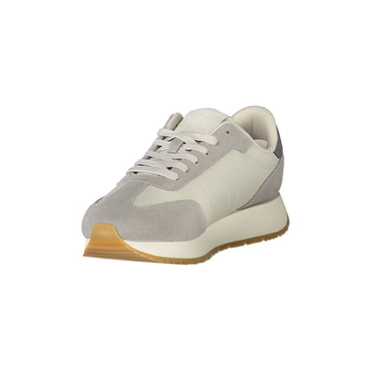 TOMMY HILFIGER Scarpe Sneakers Uomo Grigie con Dettagli a Contrasto grigio - vista 3