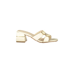 Laura Biagiotti Sandali Sandali Donna Beige Tacco 5 cm Logo