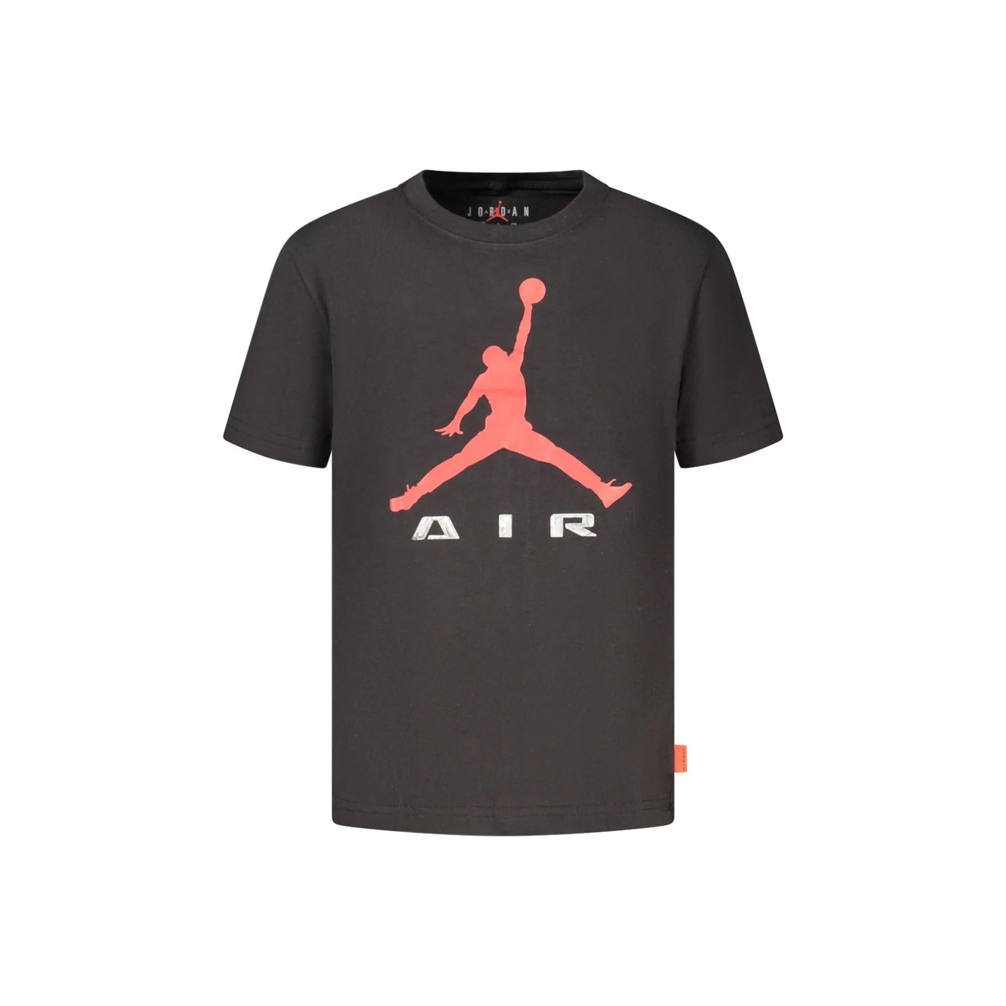 JORDAN T-SHIRT MANICHE CORTE BAMBINO NERO