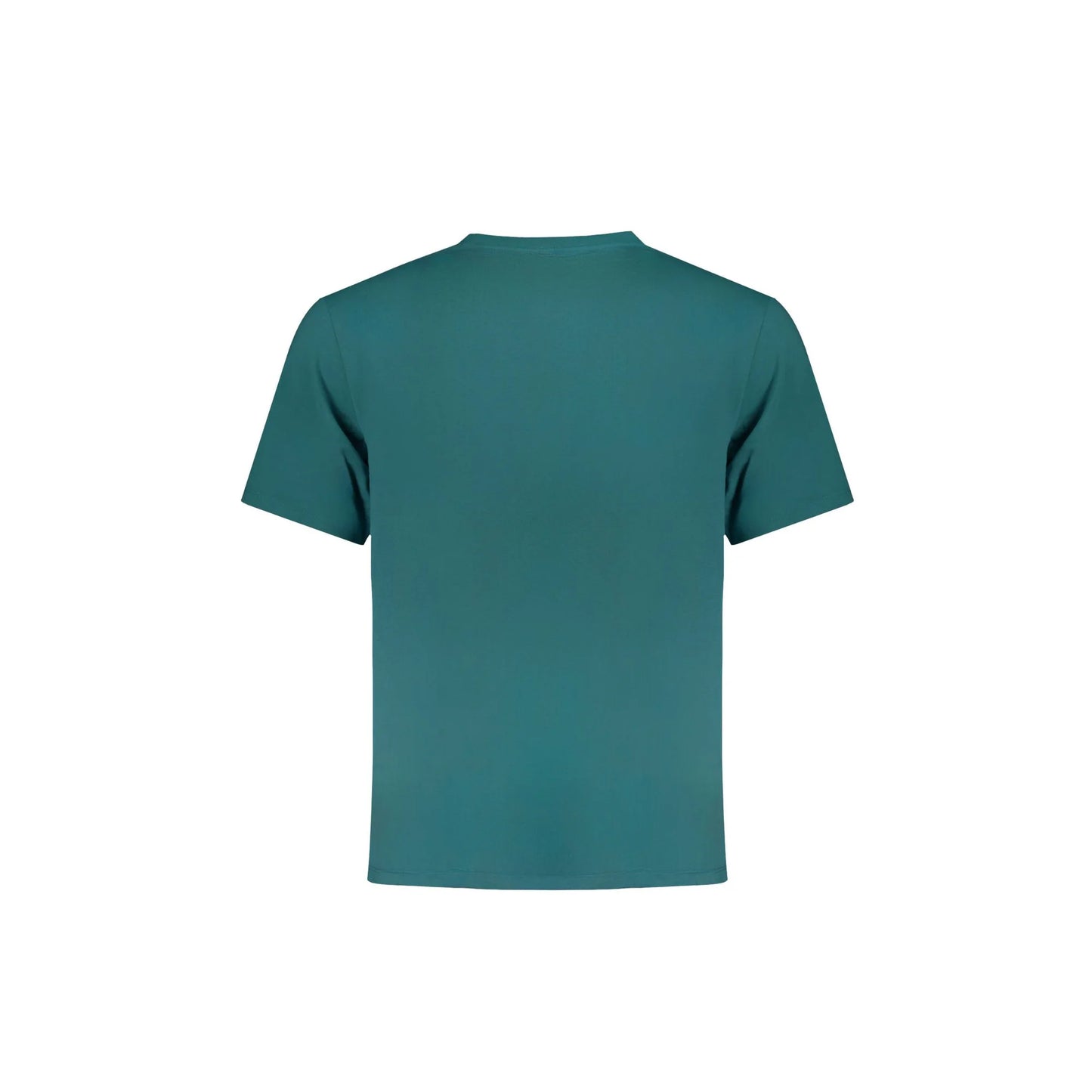 Wrangler T-Shirt Maniche Corte Uomo Verde Stampa Logo - vista 2