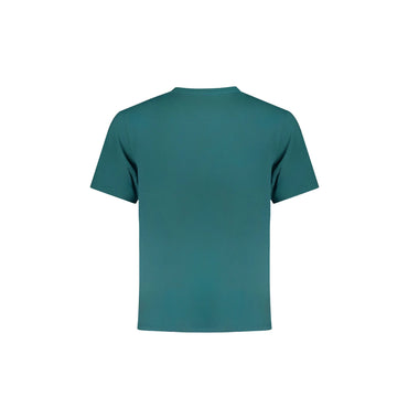 Wrangler T-Shirt Maniche Corte Uomo Verde Stampa Logo - vista 2