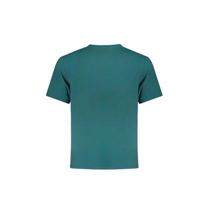 Wrangler T-Shirt Maniche Corte Uomo Verde Stampa Logo - vista 2