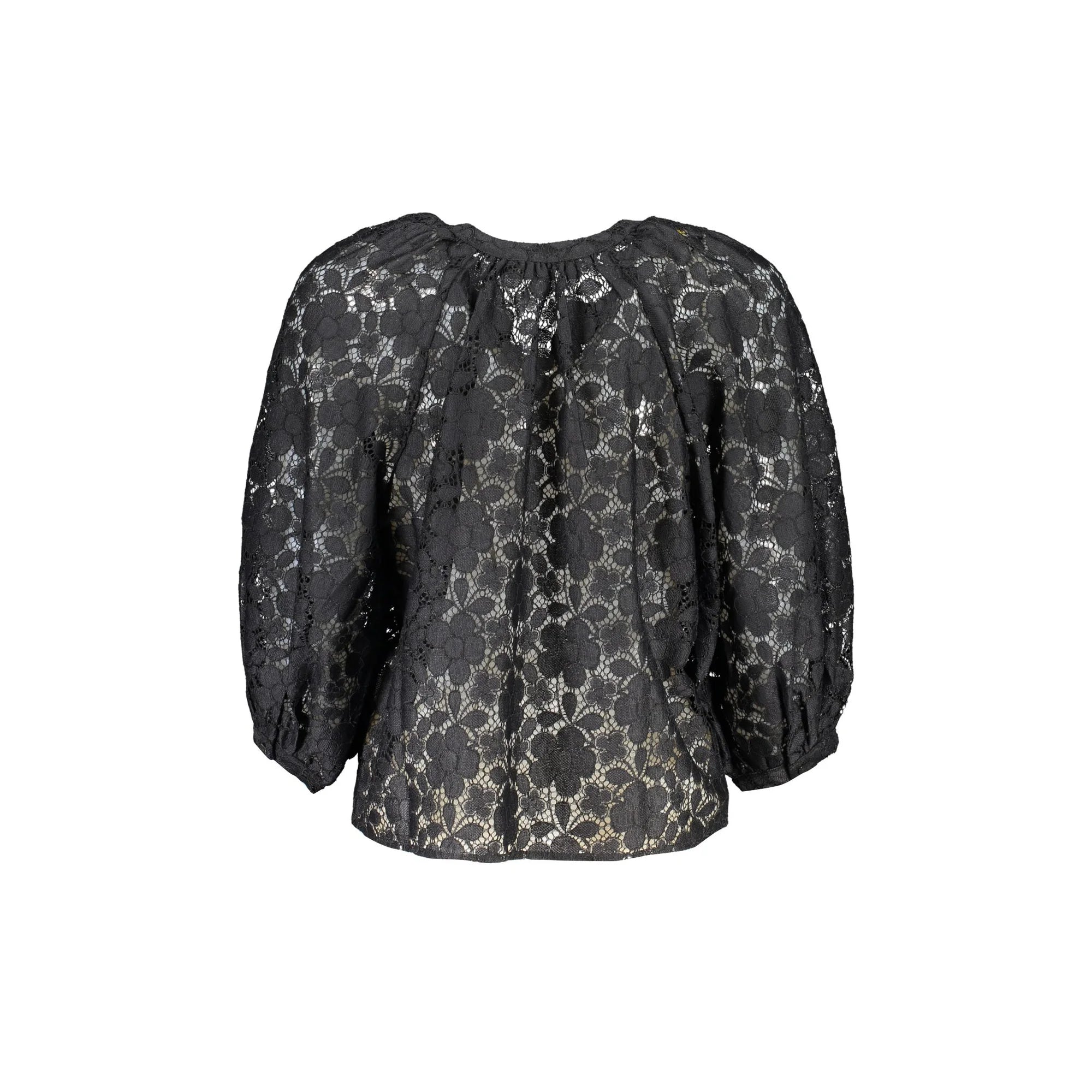 DESIGUAL CAMICIA MANICHE LUNGHE DONNA NERO