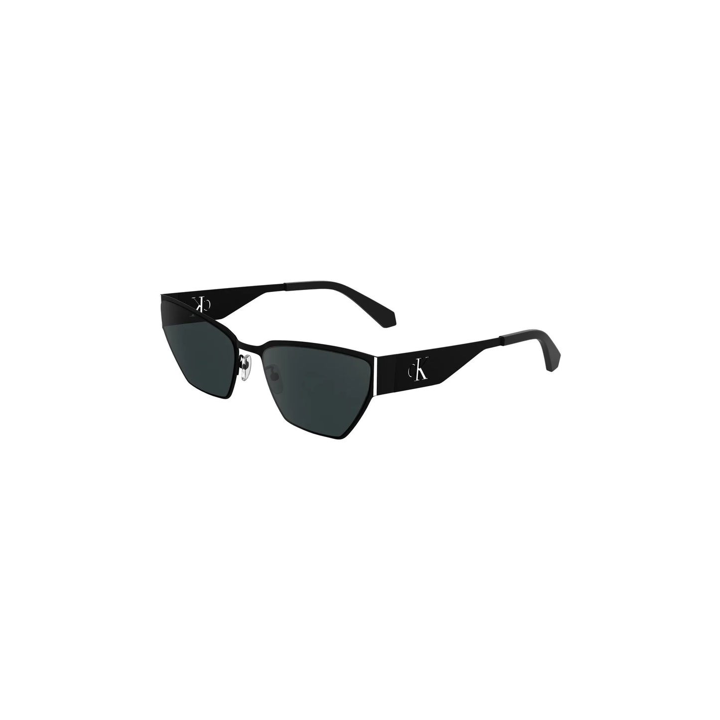 Calvin Klein Occhiali da Sole Donna Nero Lente a Gatto Logo - vista 2
