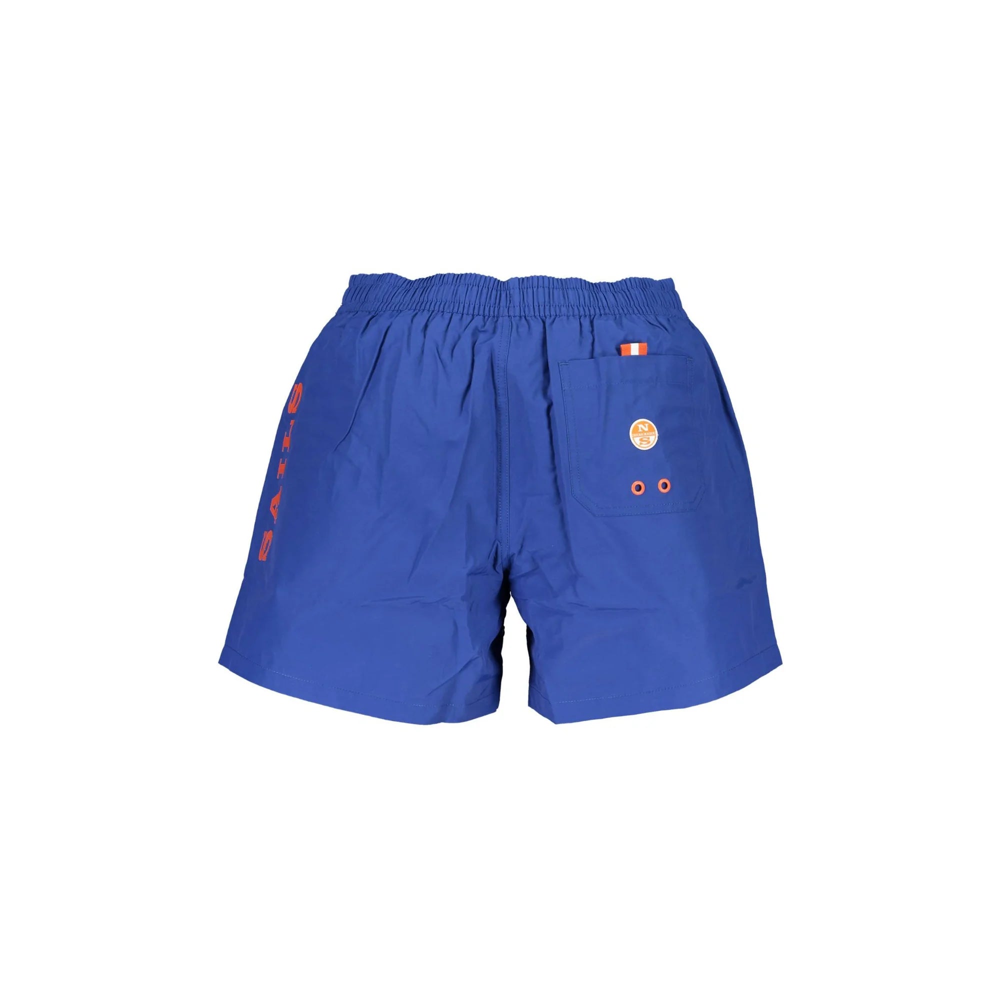 North Sails Costume Mare Uomo Blu Stampa Logo - vista 2