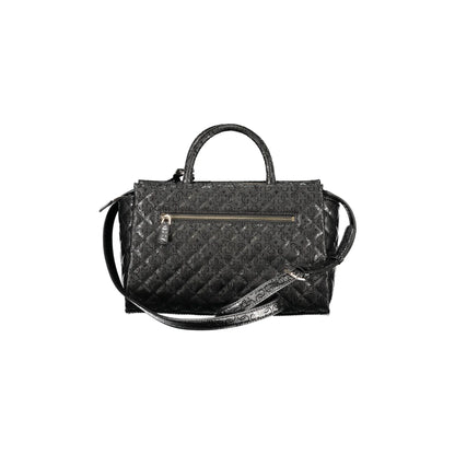 Guess Jeans Borsa a Tracolla Donna Nera Logo Borse nero - vista 2