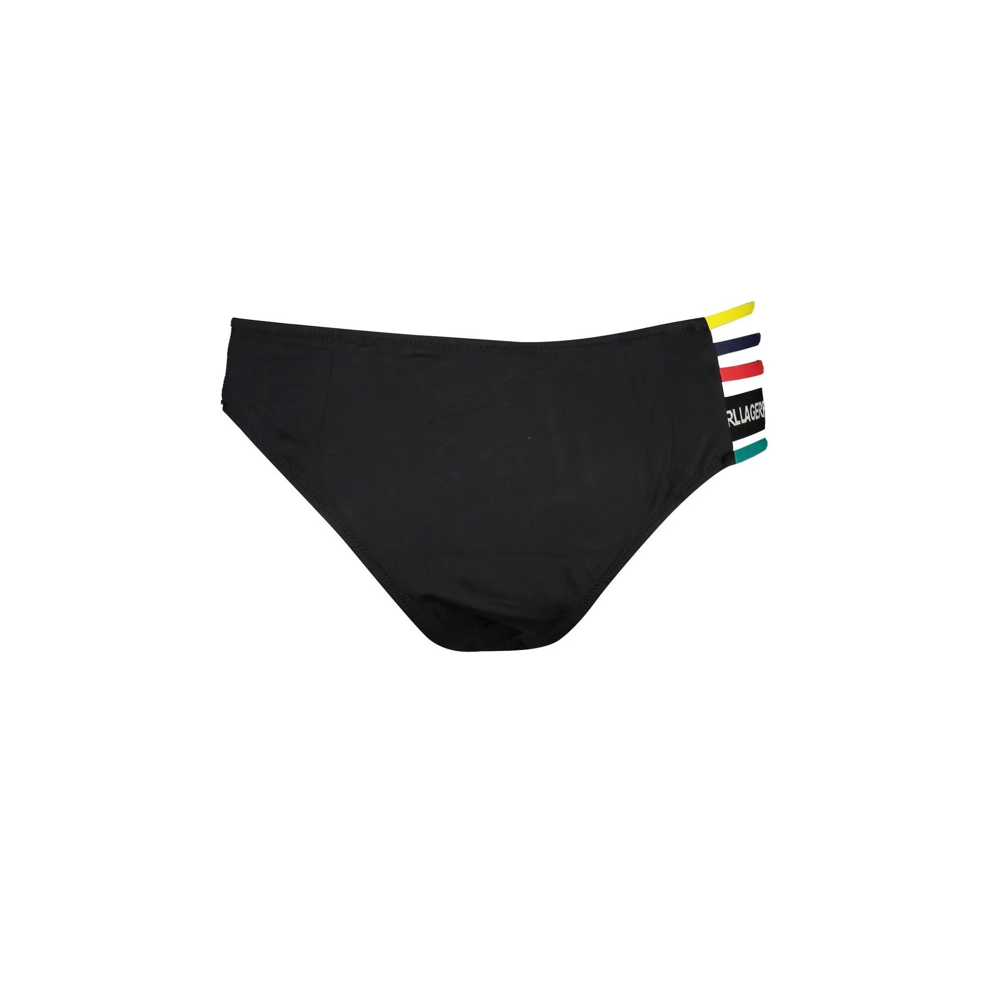 Karl Lagerfeld Beachwear Costume da Mare Donna Nero Stampa Logo - vista 2