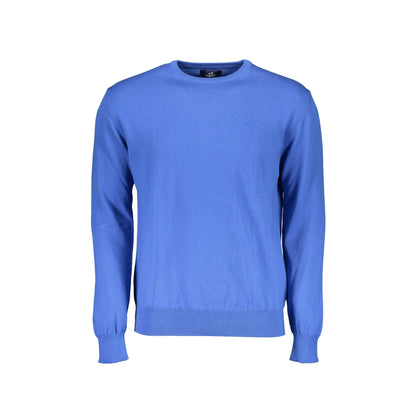 La Martina Maglia Uomo Blu Maniche Lunghe Girocollo Logo Maglie - foto prodotto