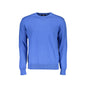 La Martina Maglia Uomo Blu Maniche Lunghe Girocollo Logo Maglie - foto prodotto