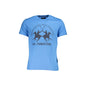 La Martina T-Shirt Maniche Corte Uomo Blu Stampa - foto prodotto