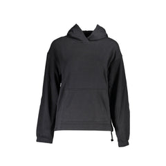 Calvin Klein hanorac cu Mâne Lungă pentru Femei Neagră cu Print Logo