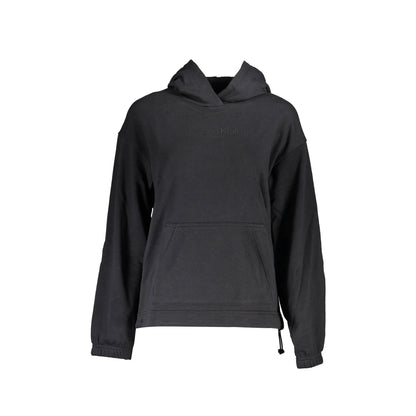 Calvin Klein Felpa Maniche Lunghe Donna Nera Stampa Logo Felpe Nero - foto prodotto