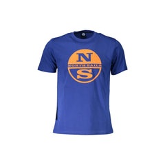 North Sails T-Shirt Maniche Corte Uomo Blu Stampa