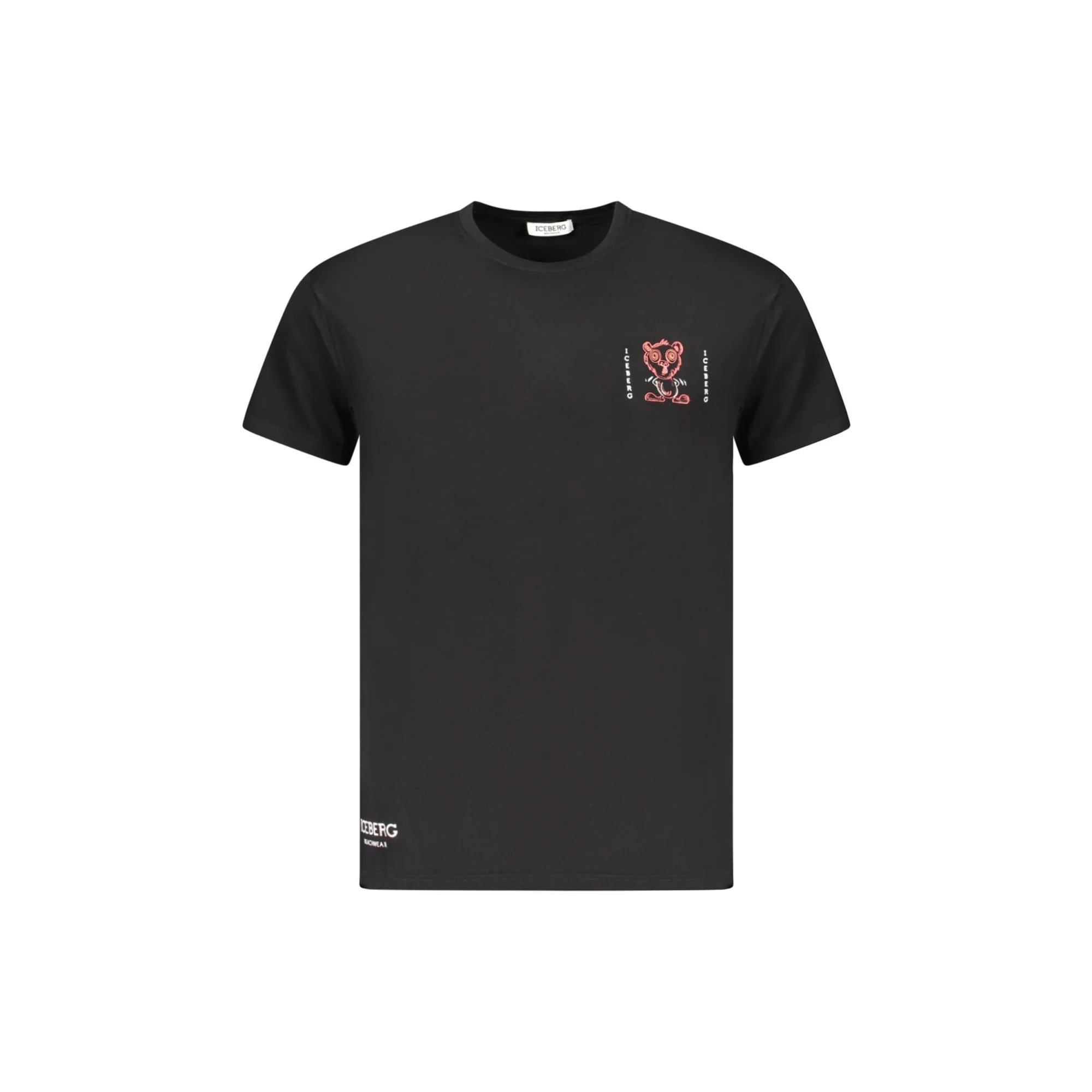ICEBERG T-SHIRT MANICHE CORTE UOMO NERO