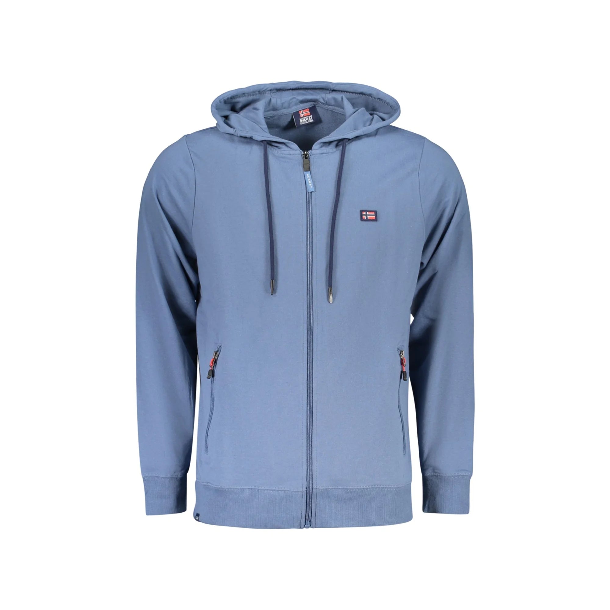 NORWAY 1963 FELPA CON ZIP UOMO BLU