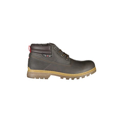 CARRERA Stiefeletten Herren Braun mit Schnürung und Kontrastdetails