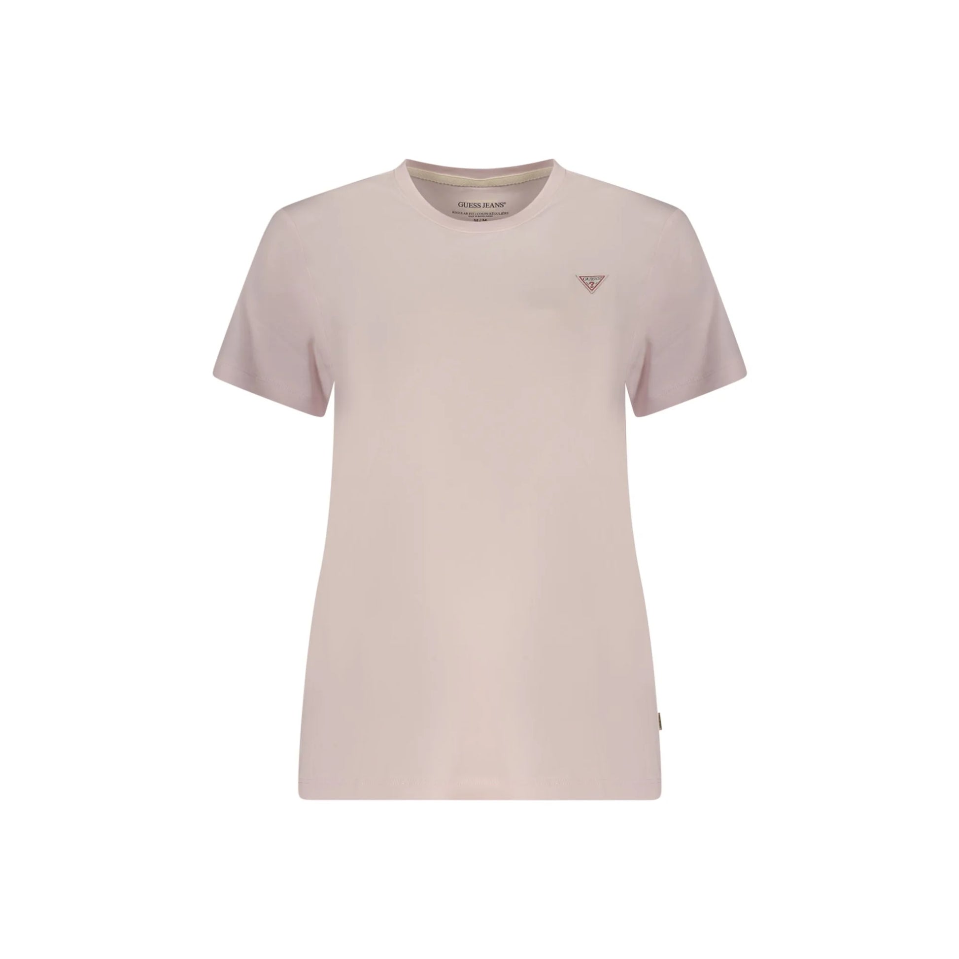 GUESS JEANS T-SHIRT MANICHE CORTE DONNA ROSA