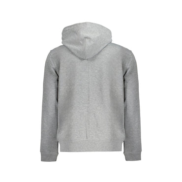 Calvin Klein Felpa Maniche Lunghe Uomo Grigia Stampa Logo Felpe grigio - vista 2