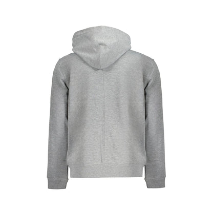 Calvin Klein Felpa Maniche Lunghe Uomo Grigia Stampa Logo Felpe grigio - vista 2