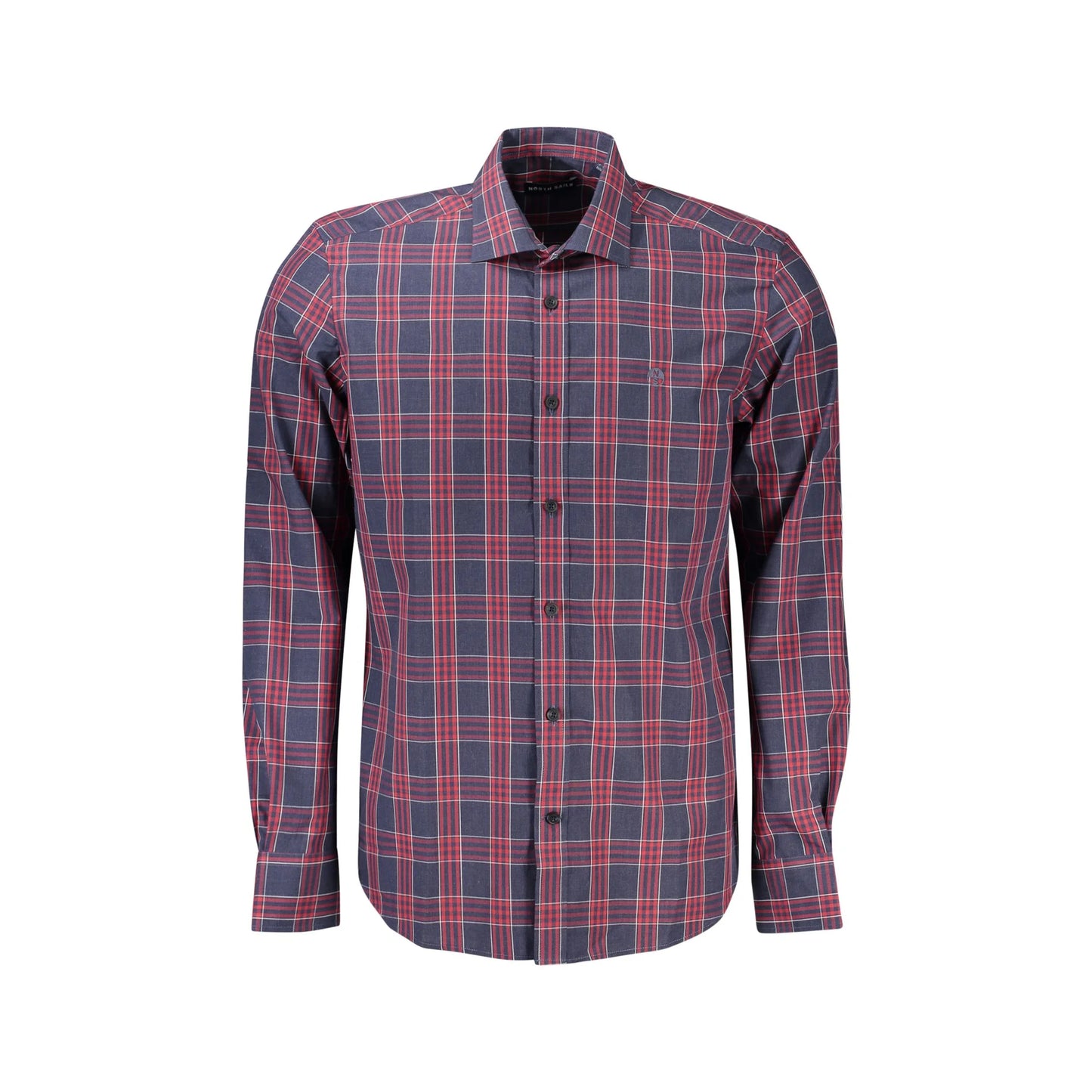 North Sails Camicia Maniche Lunghe Uomo Blu Ricamo Camicie - foto prodotto